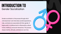 Gender Socialization PPT Slide 2