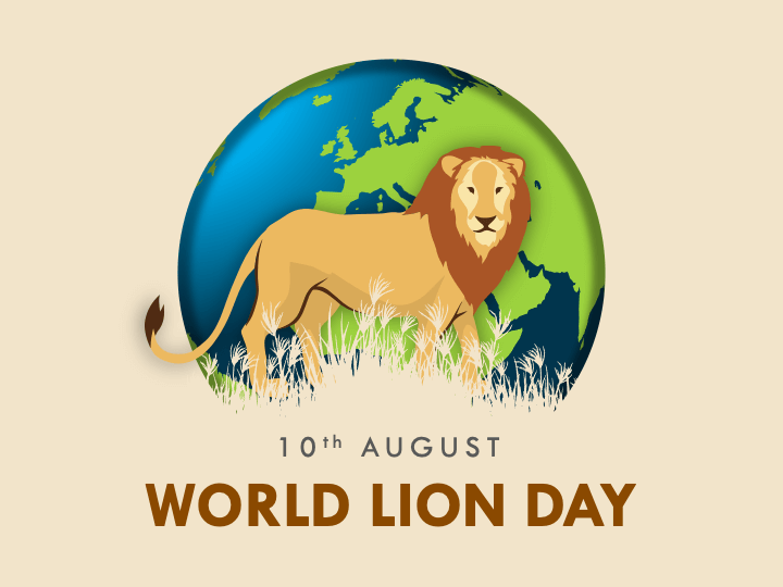 World Lion Day PPT Slide 1
