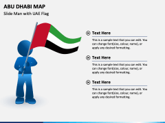 Abu Dhabi Map PPT Slide 4