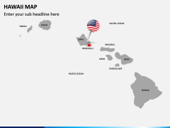 Hawaii Map PPT Slide 2