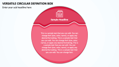 Versatile Circular Definition Box PPT Slide 1