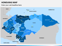 Honduras Map PPT Slide 2