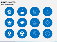 Minefield Icons PPT Slide 1