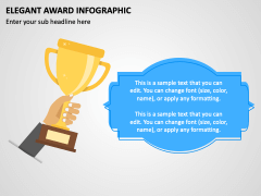 Elegant Award Infographic PPT Slide 1