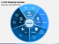 5 Step Problem Solving PowerPoint and Google Slides Template - PPT Slides