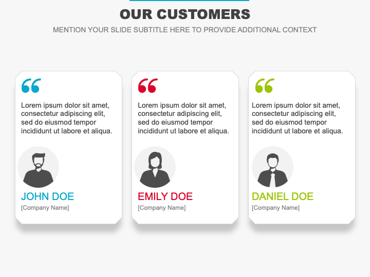 Our Customers PowerPoint and Google Slides Template - PPT Slides