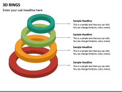 3D Rings Free PPT Slide 2