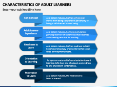 Characteristics of Adult Learners PowerPoint and Google Slides Template ...