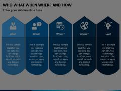 Who What When Where and How Animated Presentation - SketchBubble