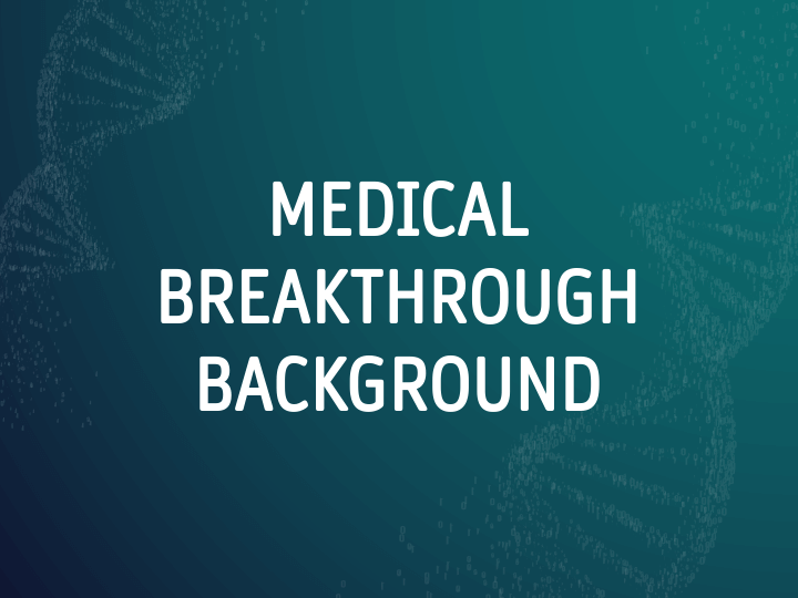 Medical Breakthrough Background PPT Slide 1