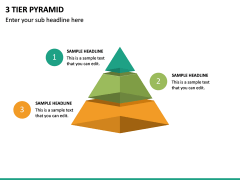 3 Tier Pyramid PPT Slide 2