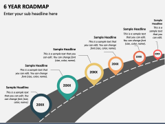 6 Year Roadmap for PowerPoint and Google Slides - PPT Slides