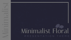 Minimalist Floral Theme Animated Presentation - SketchBubble