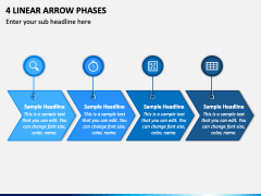 4 Linear Arrow Phases PPT Slide 1
