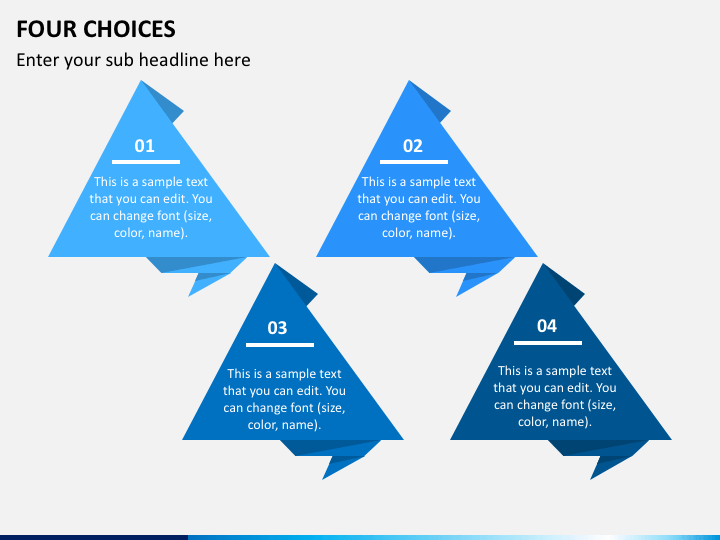 Four Choices Slide 1 Slide 2