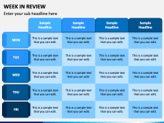 Week in Review PowerPoint and Google Slides Template - PPT Slides