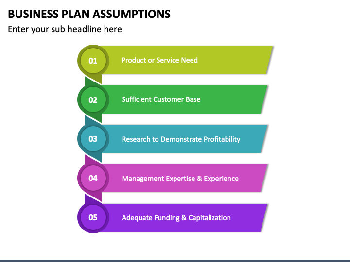assumptions made in a business plan