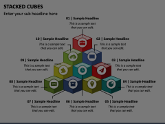 Stacked Cubes Animated Presentation - SketchBubble