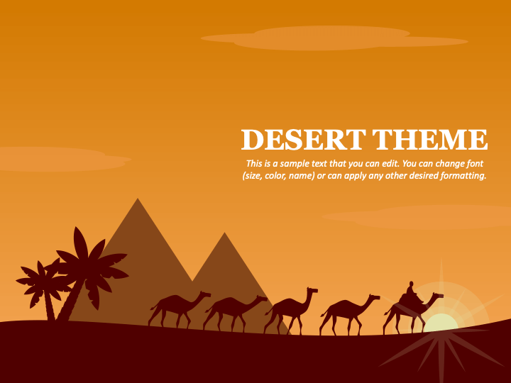 Desert Theme PPT Slide 1