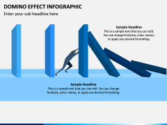 Domino Effect Infographic PPT Slide 1