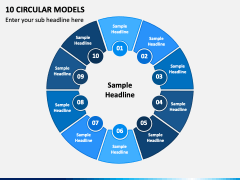 10 Circular Models PPT Slide 1