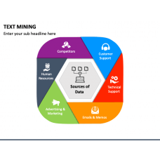 Text Mining Vs Data Mining PowerPoint Template and Google Slides Theme