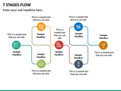7 Stages Flow PPT Slide 2
