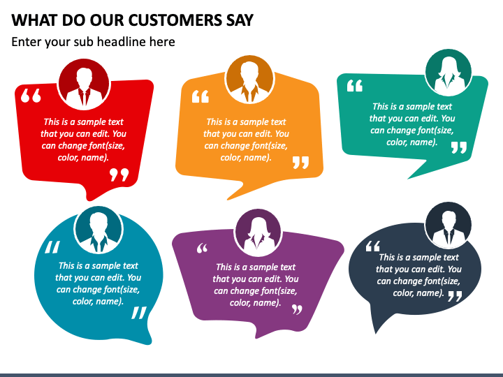What do our Customers Say PowerPoint Template - PPT Slides