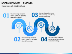 Snake Diagram - 4 Stages PPT Slide 1