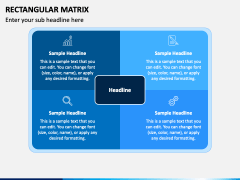 Rectangular Matrix PowerPoint Template - PPT Slides