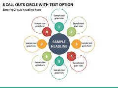 8 Call Outs Circle With Text Option PPT Slide 2