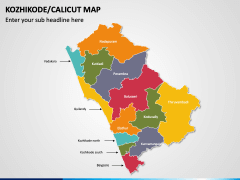 Kozhikode / Calicut Map for PowerPoint and Google Slides - PPT Slides