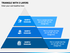Triangle with 3 Layers PPT Slide 2