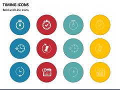 Timing Icons PowerPoint Template - PPT Slides