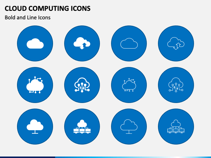 Cloud Computing Icons Slide 1