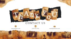 Torn Newspaper Background Theme PPT Slide 12