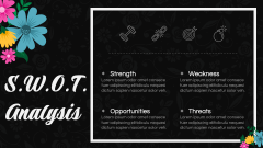 Floral Background Theme PPT Slide 7