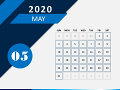 Calendar 2020 - Type 4 PPT Slide 6