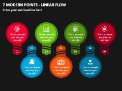7 Modern Points - Linear Flow PPT Slide 1