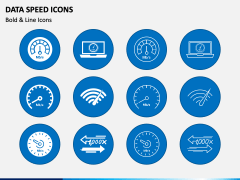 Data Speed Icons PowerPoint Slide 2