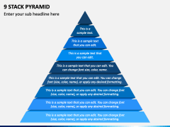 9 Stack Pyramid PPT Slide 1