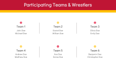 Wrestling Tournament Presentation PPT Slide 4