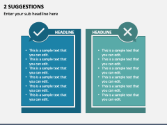 2 Suggestions PPT Slide 1