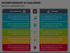 Accomplishments Vs Challenges Animated Presentation - SketchBubble