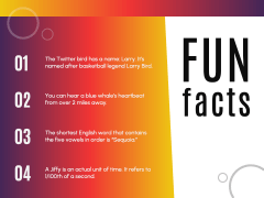 Fun Facts - Typography for PowerPoint and Google Slides - PPT Slides