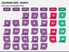 Calendar 2023 PPT Slide 3