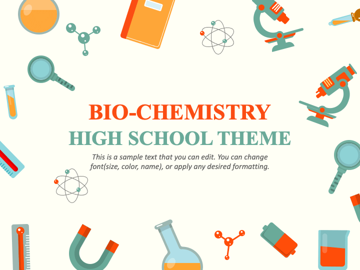Biochemistry for High School PPT Slide 1