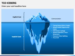 TCO Iceberg PowerPoint and Google Slides Template - PPT Slides