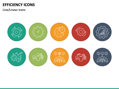 Efficiency Icons PPT Slide 4