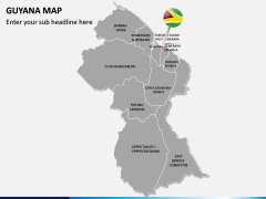 Guyana Map PPT Slide 3